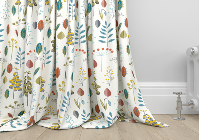 Amala, Teal - Made to Measure Curtains - Image 6